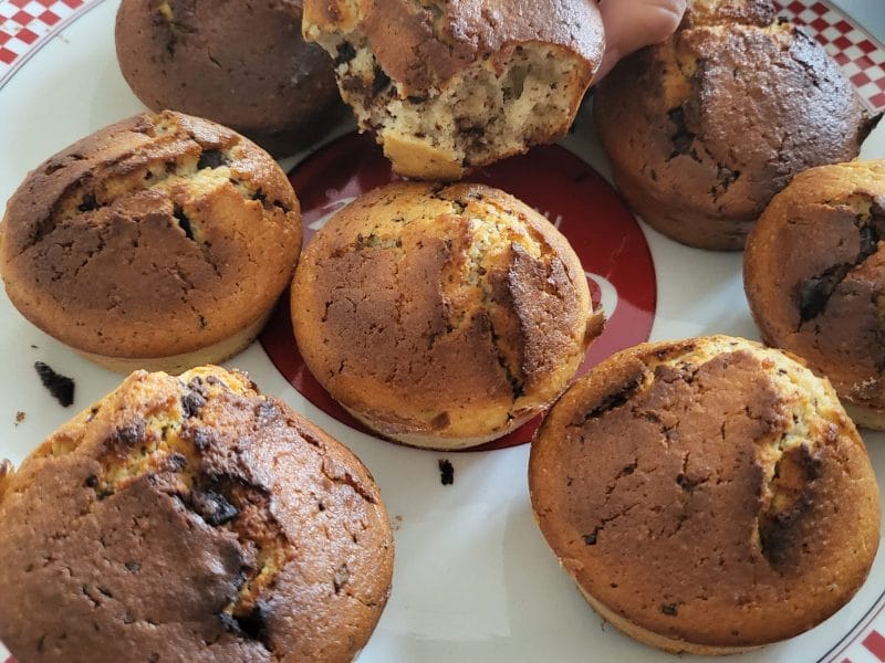 Cliquez pour zoomer ! Muffins choco-amande Thermomix par lalalilalou77