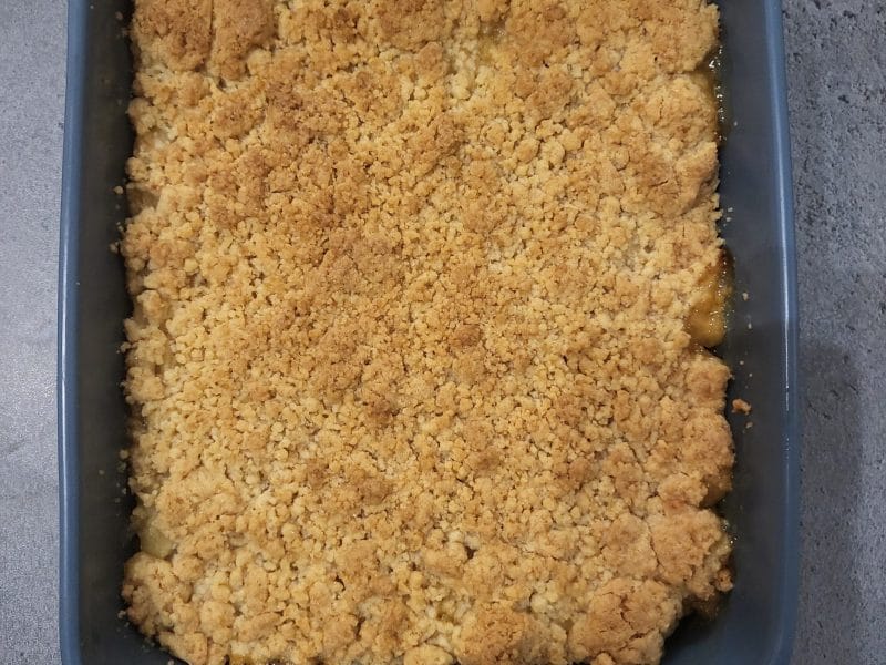 Cliquez pour zoomer ! Crumble aux Pommes Thermomix par lalalilalou77