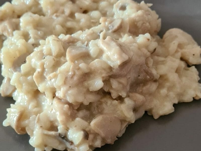 Cliquez pour zoomer ! Risotto poulet et champignons Thermomix par bisegnafamily
