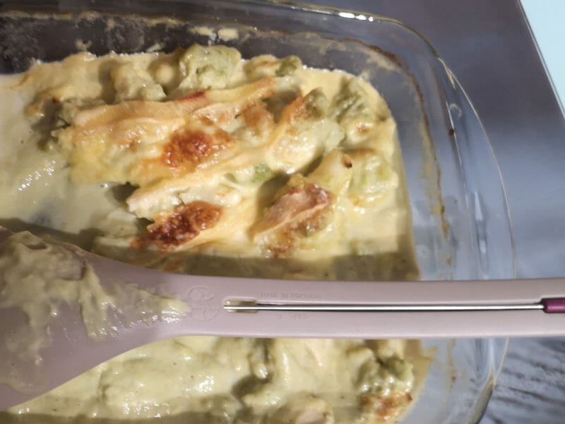Cliquez pour zoomer ! Gratin de poulet et brocolis Thermomix par Magalilie21
