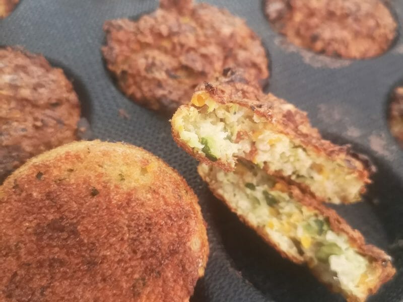 Cliquez pour zoomer ! Galettes de courgettes grecques Thermomix par Magalilie21