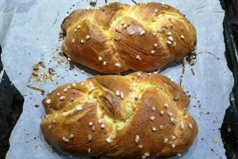 Cliquez pour zoomer ! Brioche tressée à la mie filante Thermomix par chris_66480