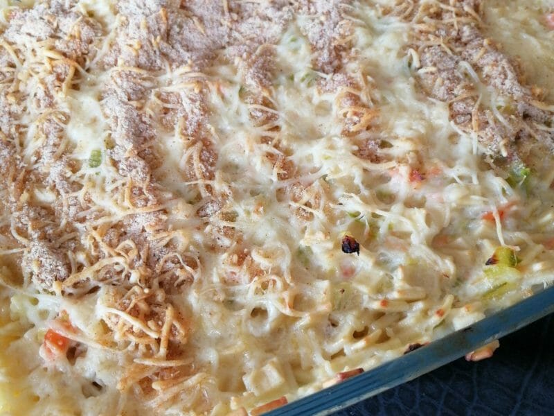 Cliquez pour zoomer ! Gratin de crozets aux courgettes et saumon fumé Thermomix par chris_66480