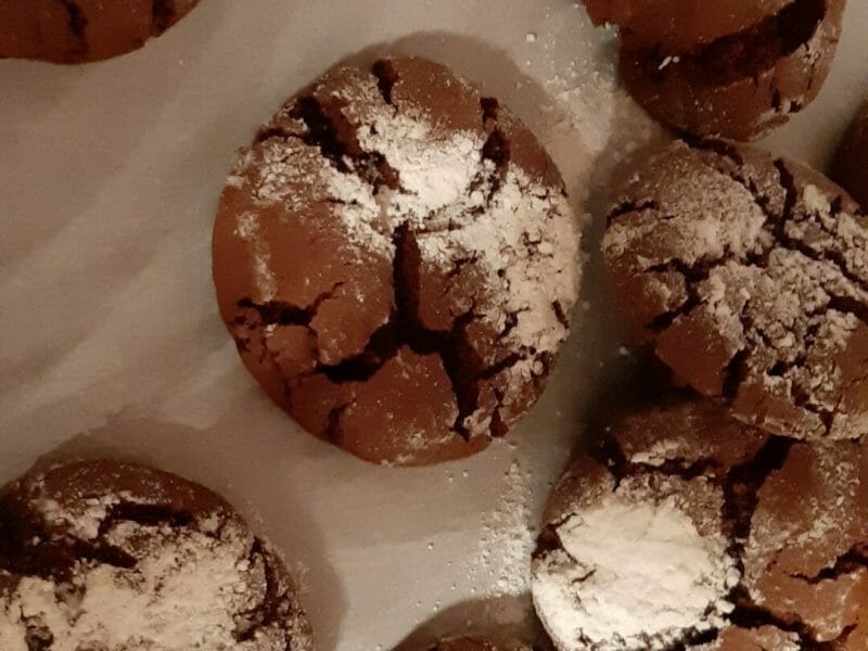 Cliquez pour zoomer ! Craquelés au chocolat Thermomix par maceme