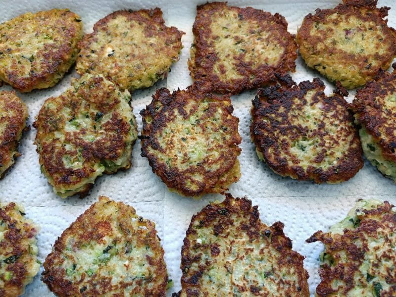 Cliquez pour zoomer ! Galettes de courgettes grecques Thermomix par maceme