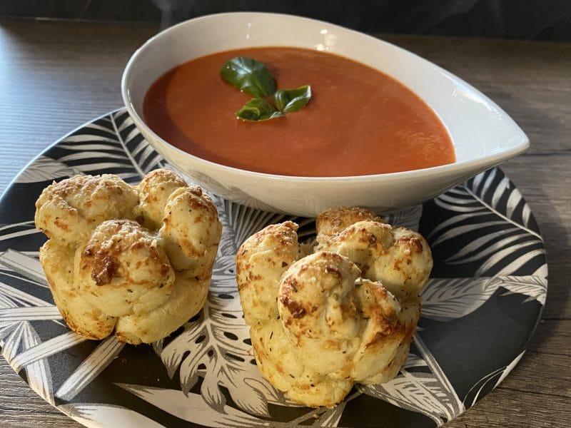 Cliquez pour zoomer ! Mini monkey bread à l’ail Thermomix par Mary-Dory