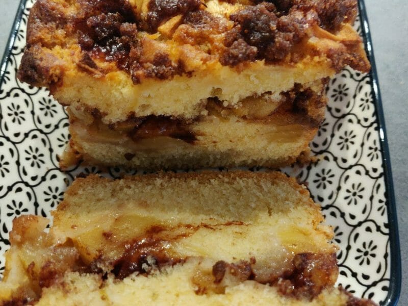 Cliquez pour zoomer ! Cake aux pommes à l’ancienne Thermomix par lily0738