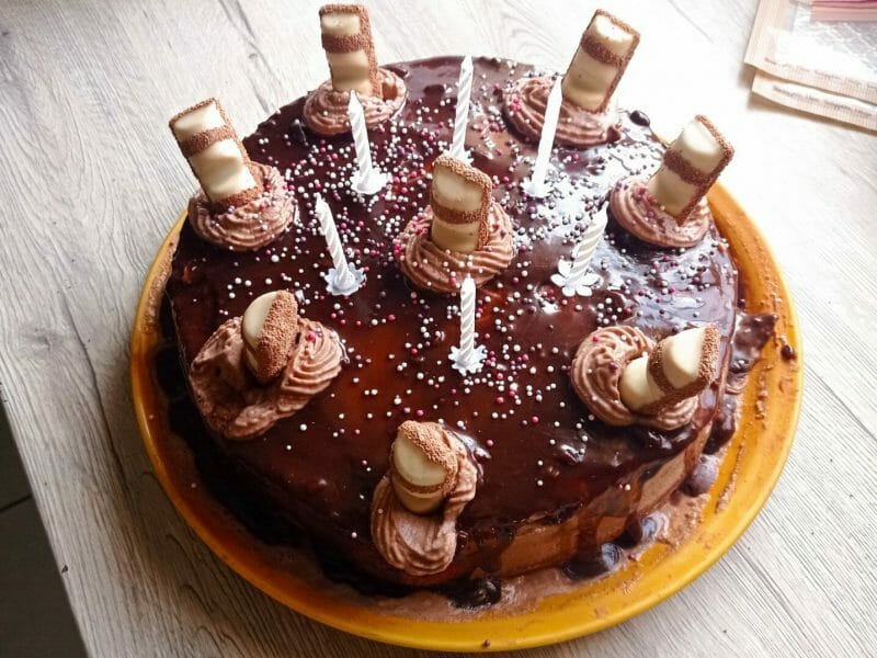 Cliquez pour zoomer ! Layer cake Kinder Bueno Thermomix par laetitia_566