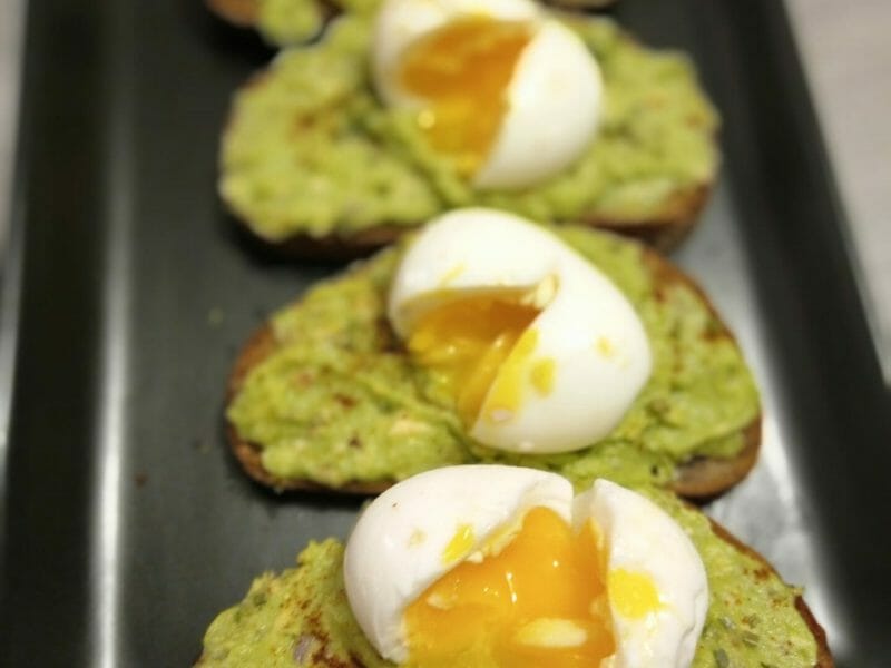 Cliquez pour zoomer ! Tartine avocat et oeuf mollet Thermomix par lelo505
