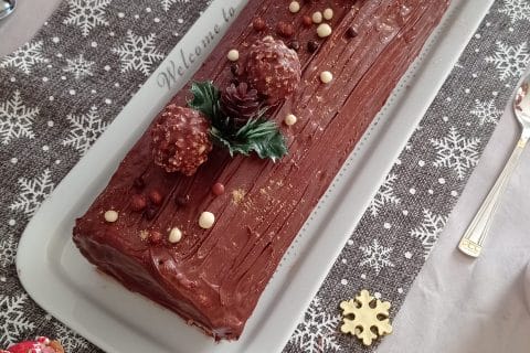 Cliquez pour zoomer ! Bûche Ferrero Rocher Thermomix par lelo505