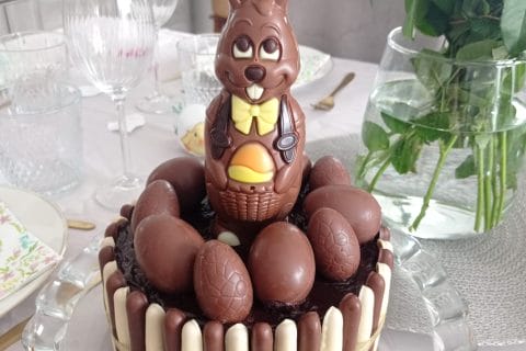 Cliquez pour zoomer ! Gâteau lapin de Pâques Thermomix par lelo505