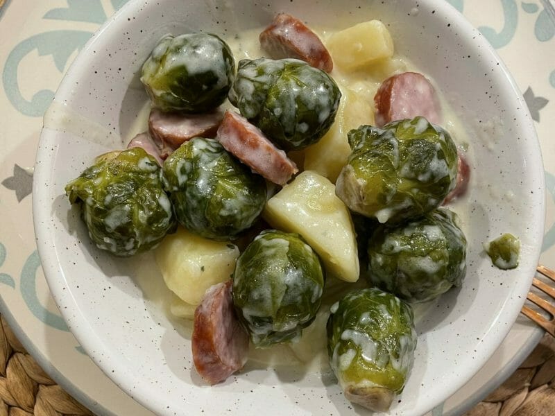 Cliquez pour zoomer ! Potée de choux de Bruxelles Thermomix par camille_dnt