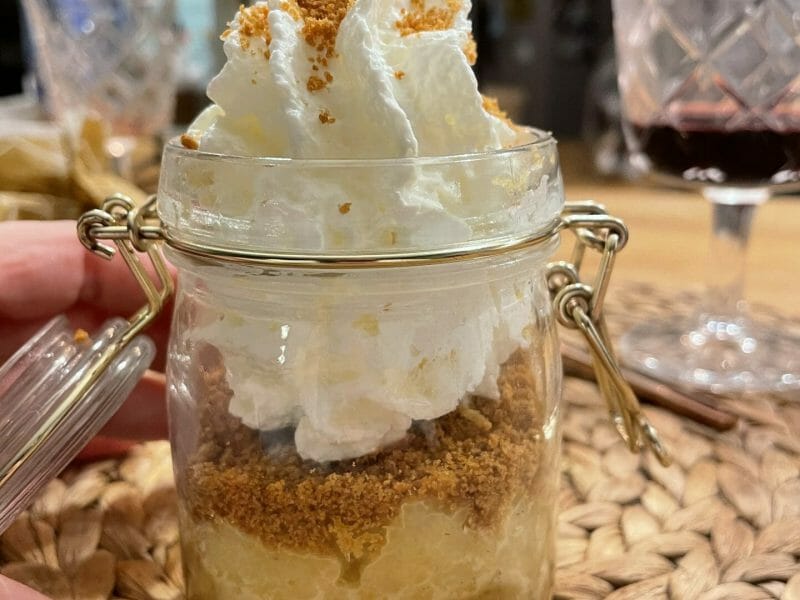 Cliquez pour zoomer ! Verrines pommes caramel et spéculoos Thermomix par camille_dnt