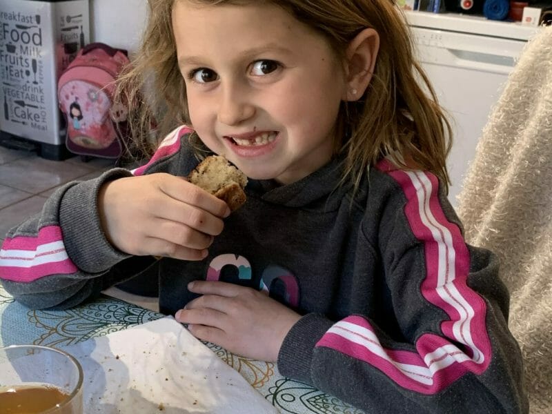 Cliquez pour zoomer ! Cake banane et pépites de chocolat Thermomix par charlotte83