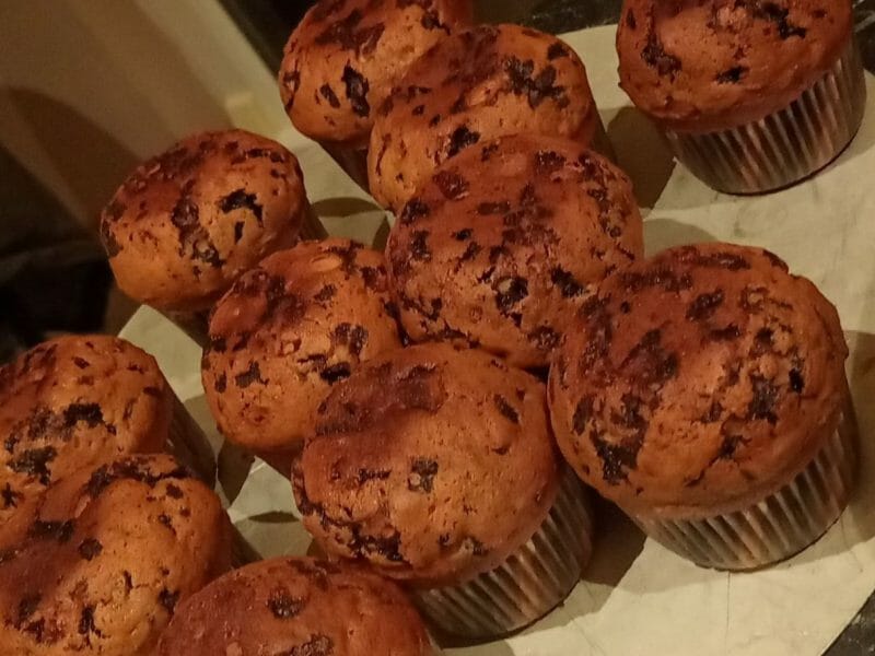 Cliquez pour zoomer ! Muffins aux pépites de chocolat Thermomix par stephanie_729