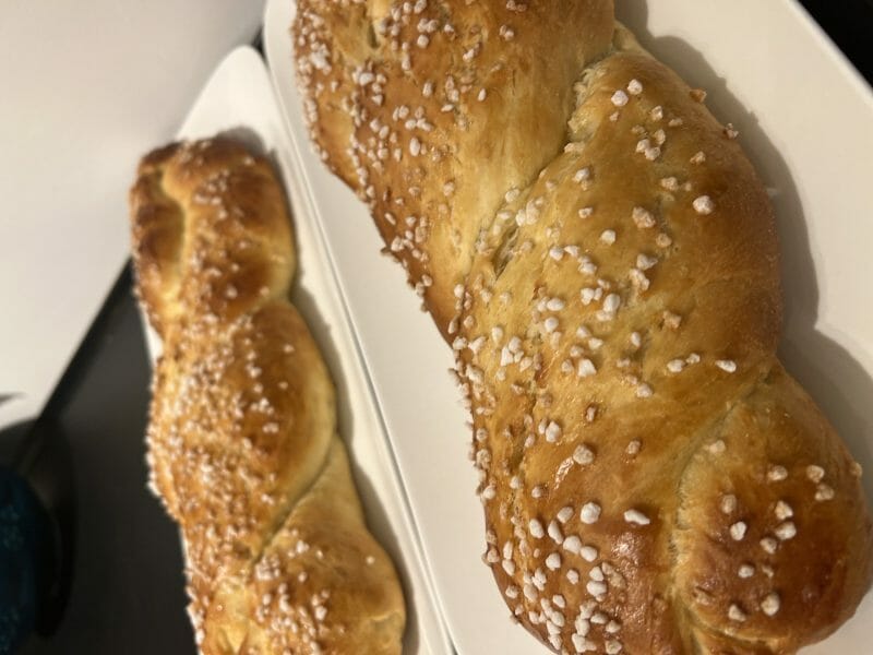 Cliquez pour zoomer ! Brioche tressée à la mie filante Thermomix par salidadou