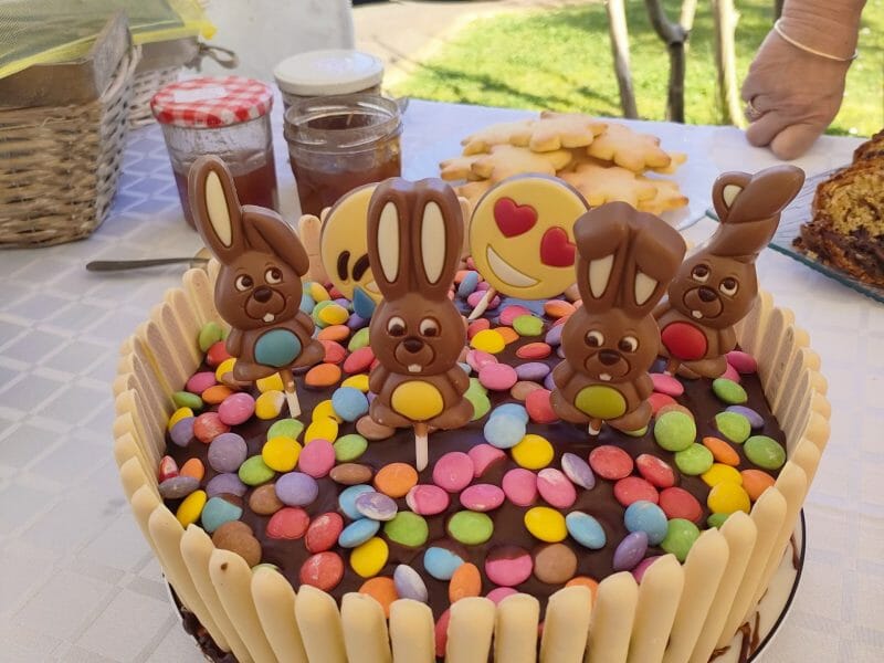 Cliquez pour zoomer ! Gâteau lapin de Pâques Thermomix par jessica_325
