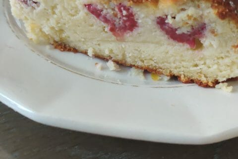 Cliquez pour zoomer ! Gâteau à la ricotta, amandes et framboises Thermomix par mermhilde