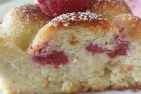 Cliquez pour zoomer ! Gâteau à la ricotta, amandes et framboises Thermomix par mermhilde