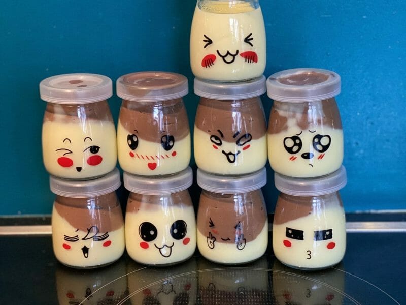 Cliquez pour zoomer ! Crème dessert au deux saveurs Thermomix par lind-c