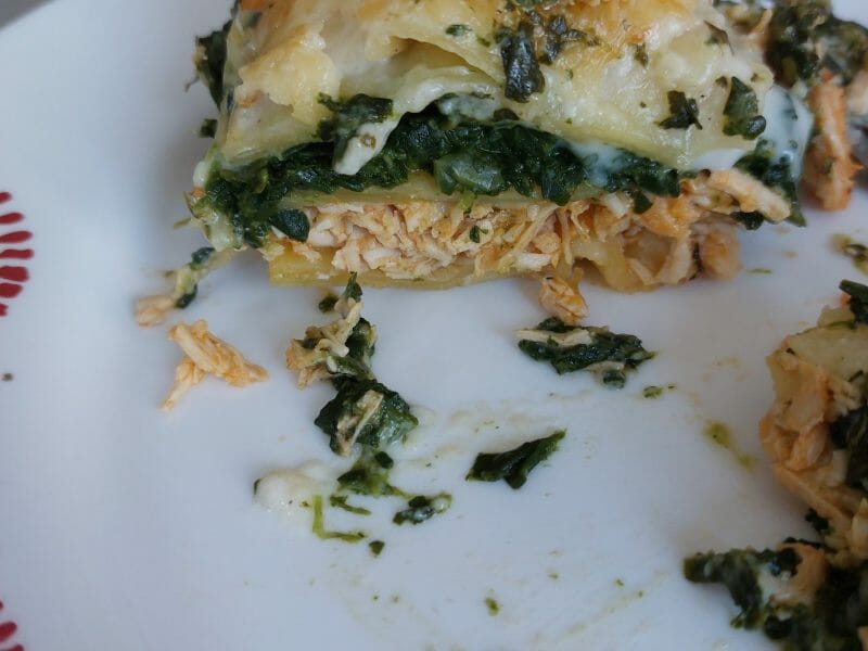 Cliquez pour zoomer ! Lasagnes au poulet et aux épinards Thermomix par ingridbe