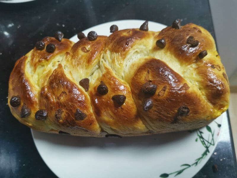Cliquez pour zoomer ! Brioche tressée à la mie filante Thermomix par faizanes