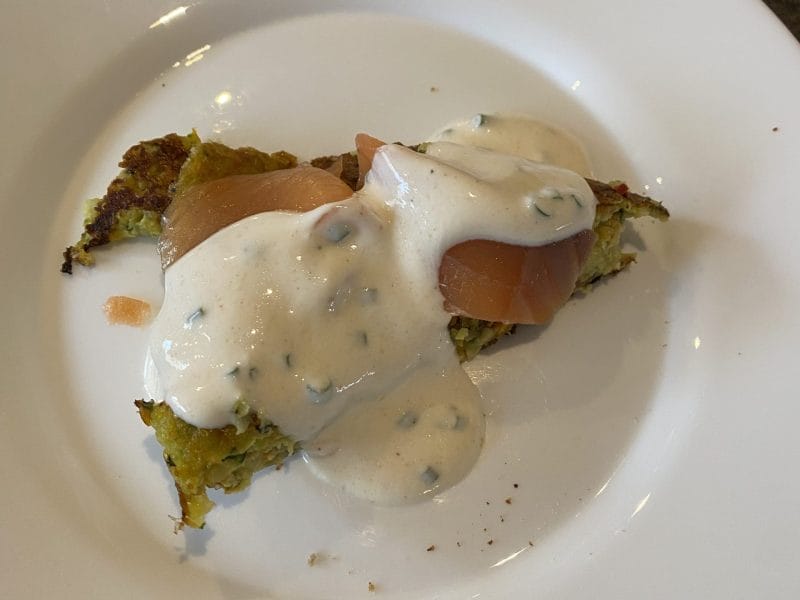 Cliquez pour zoomer ! Galette de légumes et saumon fumé Thermomix par yagaemto