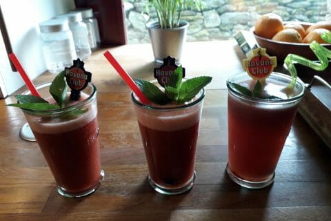 Cliquez pour zoomer ! Mojito fraise Thermomix par Fanny