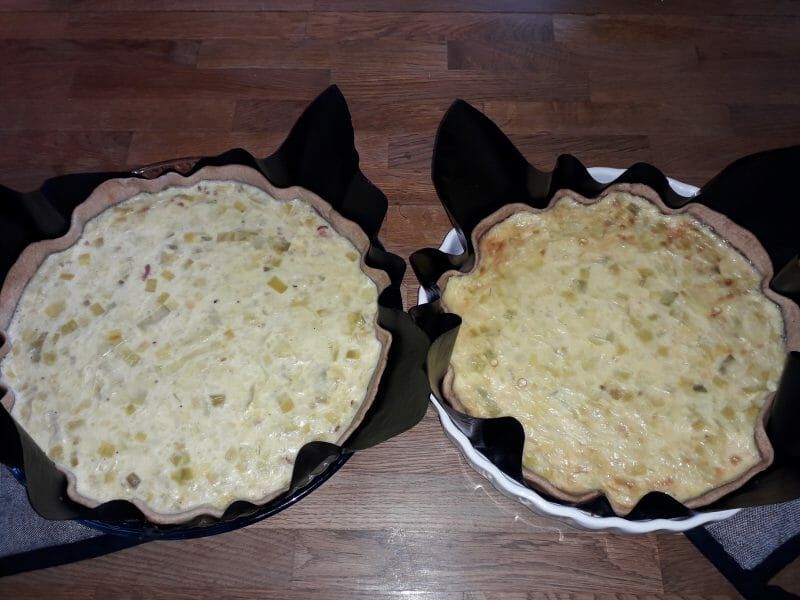 Cliquez pour zoomer ! Flamiche aux poireaux et gorgonzola Thermomix par Fanny