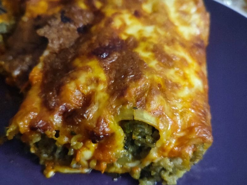 Cliquez pour zoomer ! Cannellonis farcis aux aubergines et courgettes Thermomix par AudreyStn