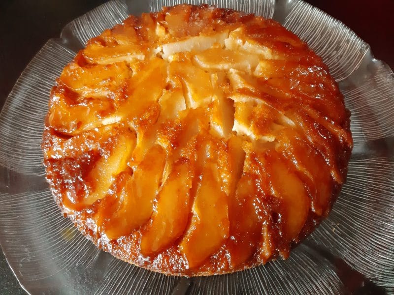 Cliquez pour zoomer ! Gâteau renversé aux poires Thermomix par dyna1340