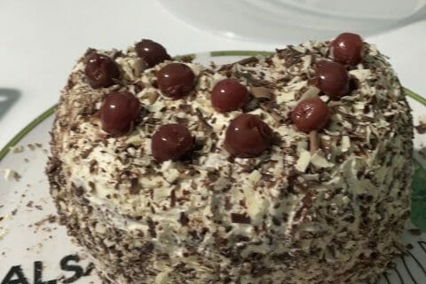 Cliquez pour zoomer ! Bûche forêt noire Thermomix par aadrey