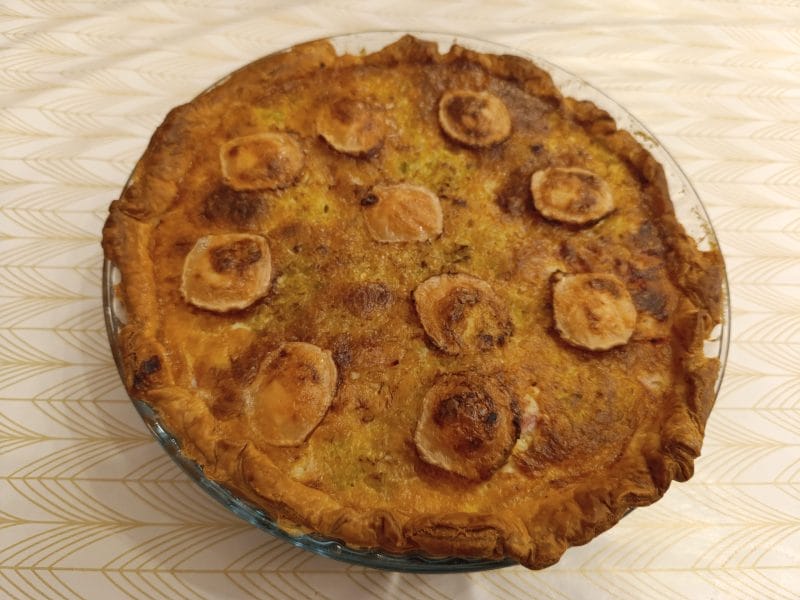 Cliquez pour zoomer ! Tarte courgette, jambon & chèvre Thermomix par grandedelph