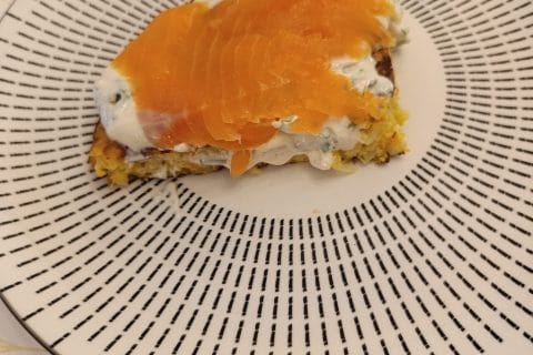 Cliquez pour zoomer ! Galette de légumes et saumon fumé Thermomix par grandedelph