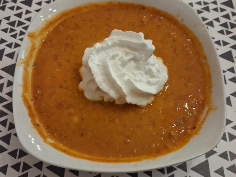 Cliquez pour zoomer ! Soupe de lentilles corail, curry et coco Thermomix par grandedelph