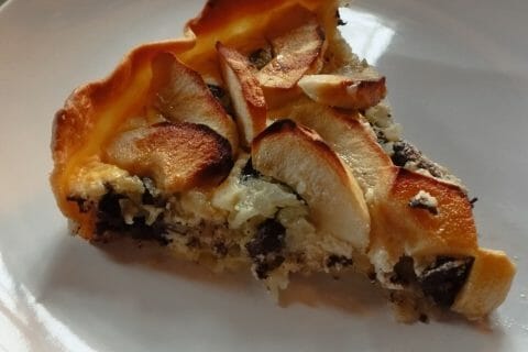 Cliquez pour zoomer ! Tarte au boudin noir et aux pommes Thermomix par grandedelph