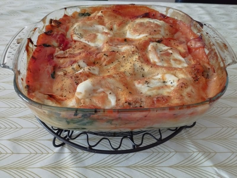 Cliquez pour zoomer ! Lasagnes épinards et chèvre Thermomix par grandedelph