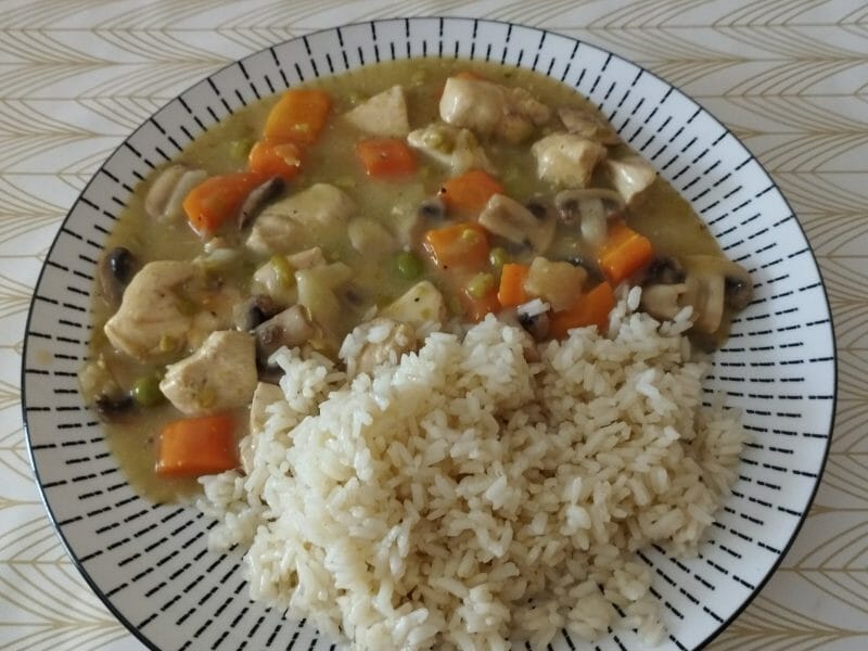 Cliquez pour zoomer ! Fricassée de poulet Thermomix par grandedelph