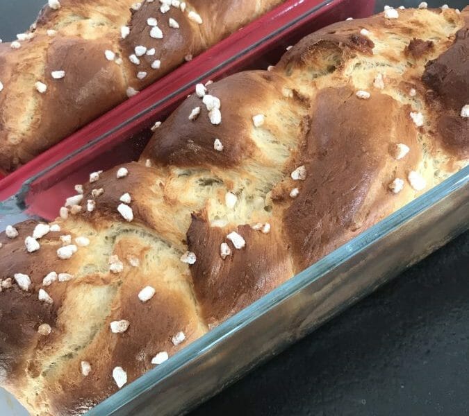 Cliquez pour zoomer ! Brioche tressée à la mie filante Thermomix par belloubellou