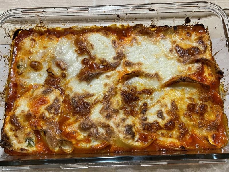 Cliquez pour zoomer ! Gratin de conchiglioni aux trois fromages Thermomix par pablito