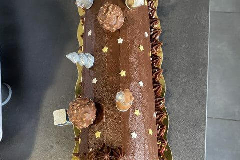 Cliquez pour zoomer ! Bûche Ferrero Rocher Thermomix par bibou66