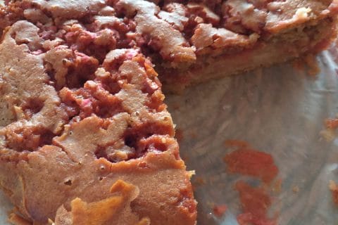 Cliquez pour zoomer ! Gateau lyonnais aux poires et pralines roses Thermomix par mariethermo