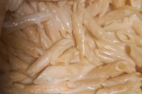 Cliquez pour zoomer ! Macaroni sauce Alfredo Thermomix par txitxi