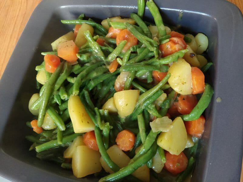 Cliquez pour zoomer ! Jardinière de légumes aux lardons Thermomix par rach89