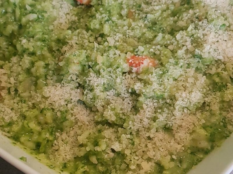 Cliquez pour zoomer ! Risotto au pesto d’épinards et basilic Thermomix par Val2313