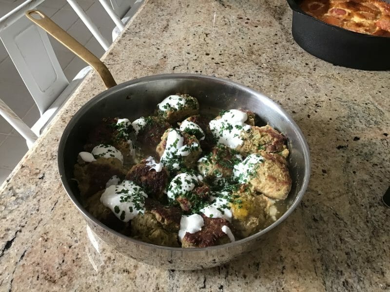 Cliquez pour zoomer ! Boulettes de poireau et boeuf citronné Thermomix par Sosilo