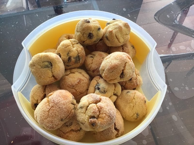 Cliquez pour zoomer ! Ghriba à la farine de maïs Thermomix par Sosilo