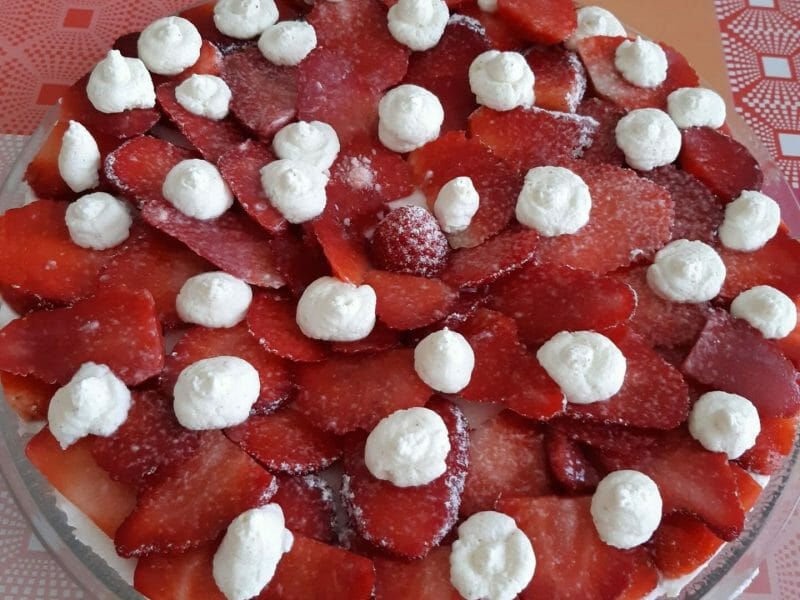 Cliquez pour zoomer ! Tarte aux fraises sans cuisson Thermomix par katacombe02