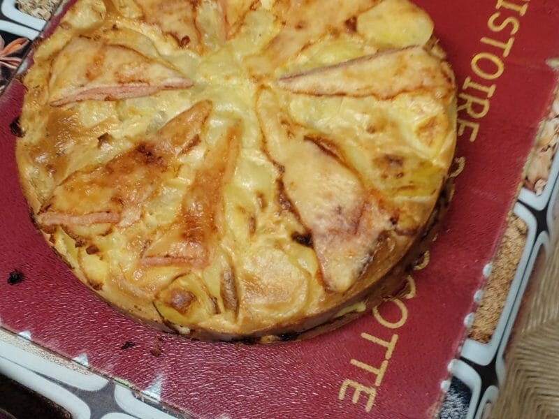 Cliquez pour zoomer ! Gâteau invisible raclette Thermomix par Caro77IDF