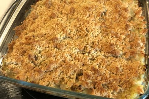Cliquez pour zoomer ! Crumble poulet, courgettes et parmesan Thermomix par audrey0169